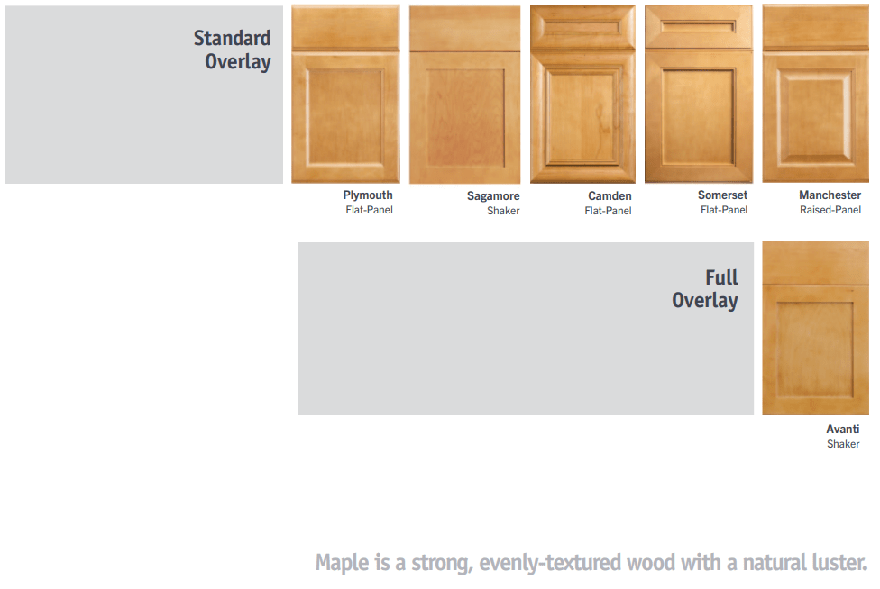 6 maple door styles