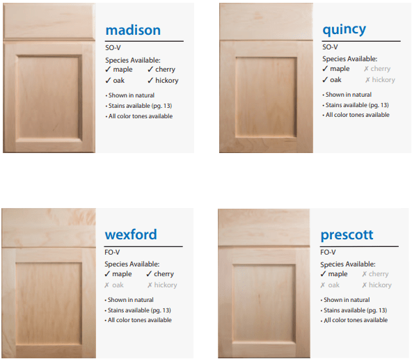 cabinets Door Styles