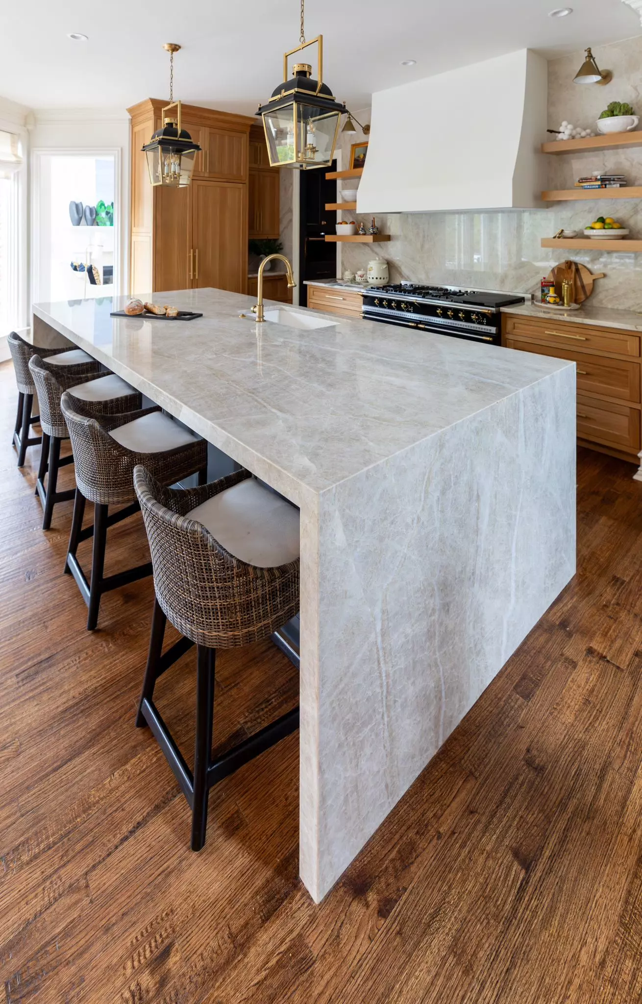 Transforming Your Kitchen Space with a Waterfall Island