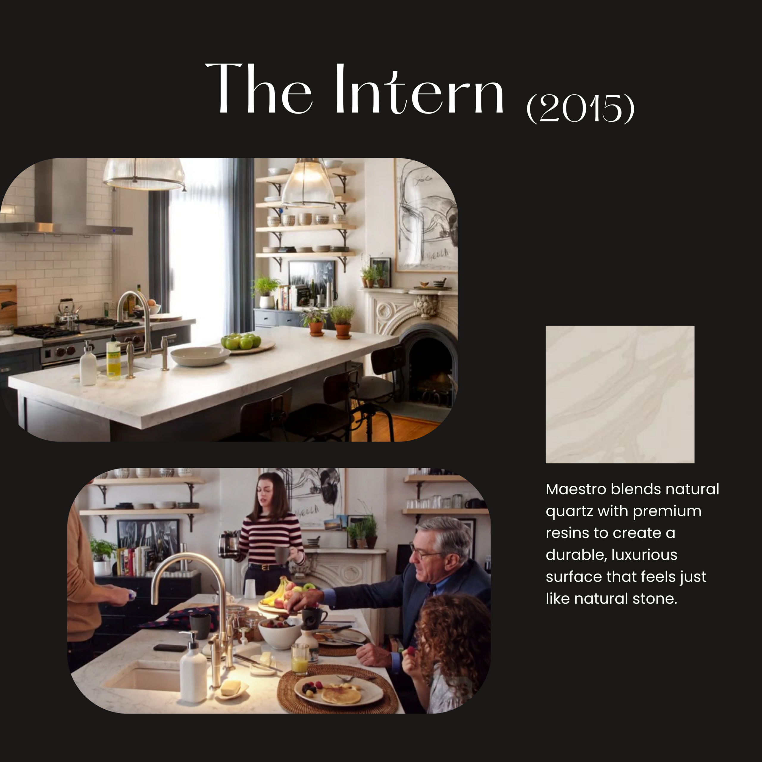 A Quartz and Resin Blend That Feels Like Natural Stone
